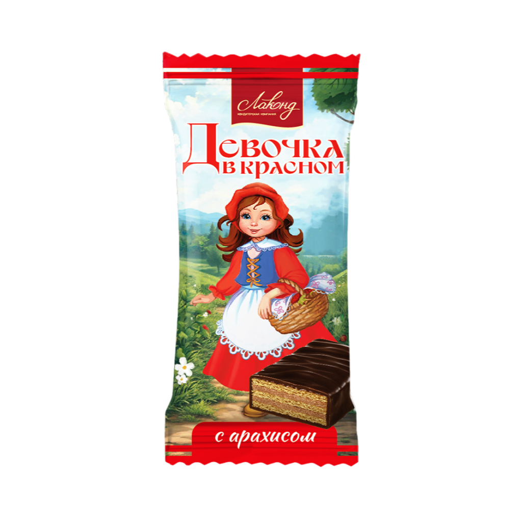 «Girl in red» with peanuts