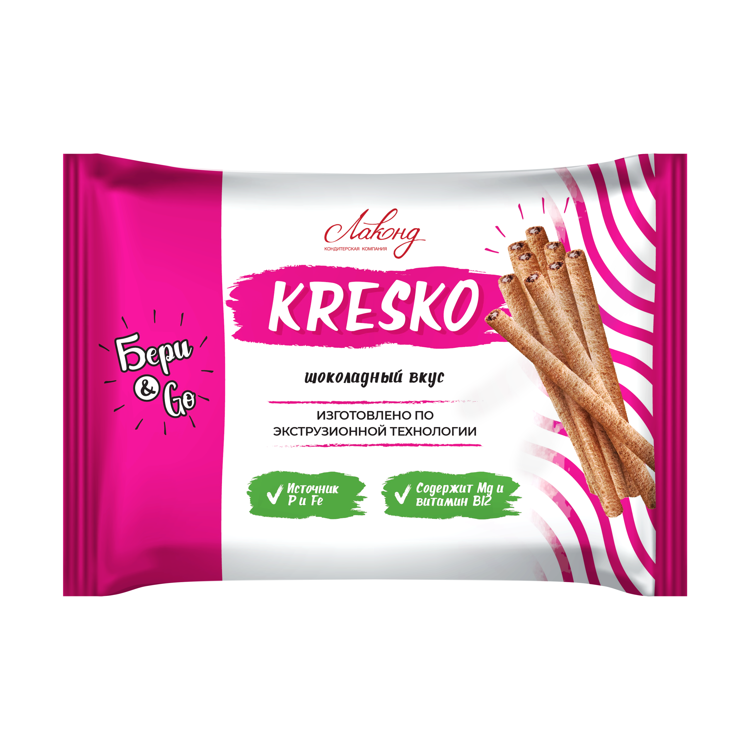 Crispy sticks «Kresko» with chocolate filling, 150g